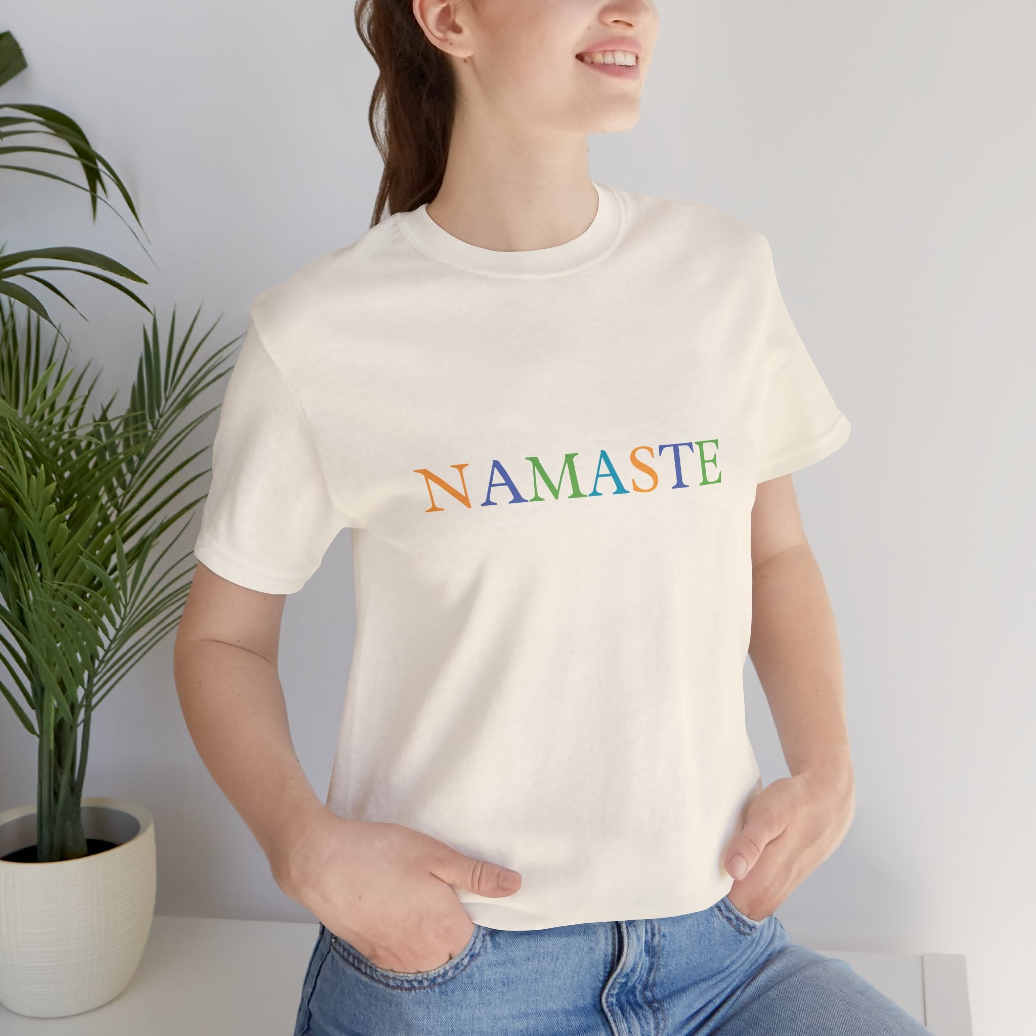 Tramunquiero NAMASTE T-shirt unisexe avec col rond